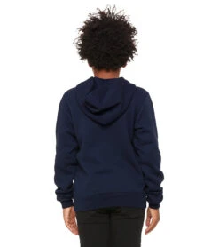 Bella + Canvas Youth Sponge Fleece Pullover Hoodie -Swimming Equipment Shop 8645817827496 navy 7a