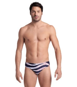 Arena Men's Multi Stripes Brief Swimsuit 17 Arena Men's Multi Stripes Brief Swimsuit -Swimming Equipment Shop 8645989040296 2t