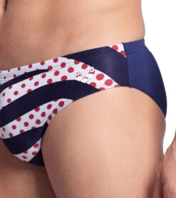 Arena Men's Multi Stripes Brief Swimsuit 13 Arena Men's Multi Stripes Brief Swimsuit -Swimming Equipment Shop 8645989040296 navymulti 4a