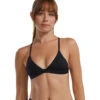 TYR Active Women's Solid Loka Triangle Bikini Top 1 TYR Active Women's Solid Loka Triangle Bikini Top -Swimming Equipment Shop 8646047432872 black 1a