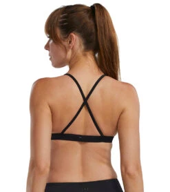 TYR Active Women's Solid Loka Triangle Bikini Top 15 TYR Active Women's Solid Loka Triangle Bikini Top -Swimming Equipment Shop 8646047432872 black 3a