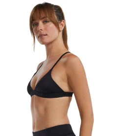 TYR Active Women's Solid Loka Triangle Bikini Top 16 TYR Active Women's Solid Loka Triangle Bikini Top -Swimming Equipment Shop 8646047432872 black 4a