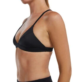 TYR Active Women's Solid Loka Triangle Bikini Top 18 TYR Active Women's Solid Loka Triangle Bikini Top -Swimming Equipment Shop 8646047432872 black 6a