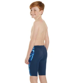 Sporti Sonic Bloom Splice Jammer Swimsuit (22-40) 32 Sporti Sonic Bloom Splice Jammer Swimsuit (22-40) -Swimming Equipment Shop 8646353354920 blue 2a y