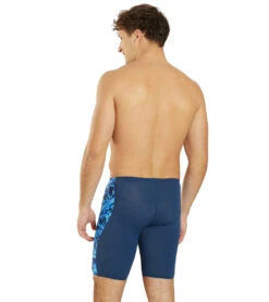 Sporti Sonic Bloom Splice Jammer Swimsuit (22-40) 25 Sporti Sonic Bloom Splice Jammer Swimsuit (22-40) -Swimming Equipment Shop 8646353354920 blue 3a