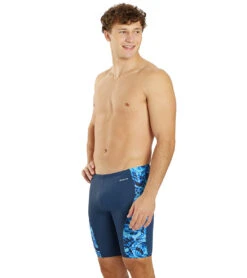 Sporti Sonic Bloom Splice Jammer Swimsuit (22-40) 26 Sporti Sonic Bloom Splice Jammer Swimsuit (22-40) -Swimming Equipment Shop 8646353354920 blue 4a