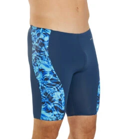 Sporti Sonic Bloom Splice Jammer Swimsuit (22-40) 28 Sporti Sonic Bloom Splice Jammer Swimsuit (22-40) -Swimming Equipment Shop 8646353354920 blue 6a