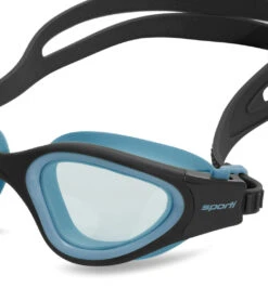 Sporti HydroEdge Celerity Photochromic Goggle -Swimming Equipment Shop 8646634307752 clearlensstoneblueblackframe 6a