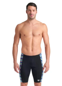 Arena Men's Racing Stripe Jammer Swimsuit