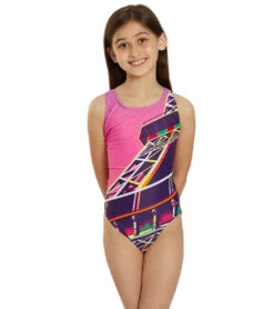 Sporti Paris Sunset Wide Strap One Piece Swimsuit (22-44) -Swimming Equipment Shop 8646829277352 sunset 1a y