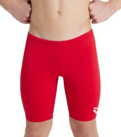 Arena Boys' Dynamo Jr Jammer Swimsuit (Little Kid, Big Kid) -Swimming Equipment Shop 8646968836264 red 1a