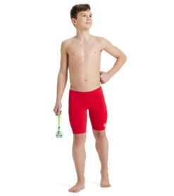 Arena Boys' Dynamo Jr Jammer Swimsuit (Little Kid, Big Kid) -Swimming Equipment Shop 8646968836264 red 3a