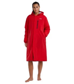 TYR Unisex Hydrosphere Alliance Swim Parka 28 TYR Unisex Hydrosphere Alliance Swim Parka -Swimming Equipment Shop 8647028768936 red 1a