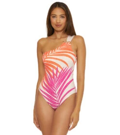 Trina Turk Women's Sheer Tropics Maillot One Piece Swimsuit 20 Trina Turk Women's Sheer Tropics Maillot One Piece Swimsuit -Swimming Equipment Shop 8647164657832 multi