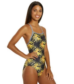 Dolfin Women's V-2 Back One Piece Swimsuit 35 Dolfin Women's V-2 Back One Piece Swimsuit -Swimming Equipment Shop 8647247429800 batdance 2a