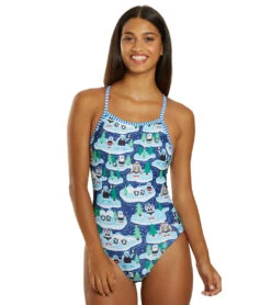 Dolfin Women's V-2 Back One Piece Swimsuit 28 Dolfin Women's V-2 Back One Piece Swimsuit -Swimming Equipment Shop 8647247429800 yetiplunge 1a