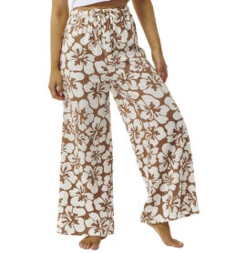 Rip Curl Women's Hibiscus Heat Cover Up Pants 16 Rip Curl Women's Hibiscus Heat Cover Up Pants -Swimming Equipment Shop 8647350681768 brown