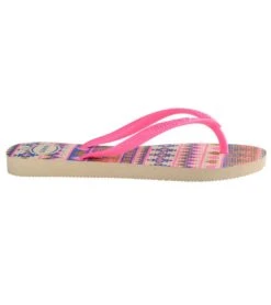 Havaianas Kids' Slim Fashion Flip Flop (Toddler, Little Kid) -Swimming Equipment Shop 8647514652840 beige 2a