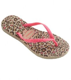 Havaianas Kids' Slim Fashion Flip Flop (Toddler, Little Kid) -Swimming Equipment Shop 8647514652840 sandgrey 1a