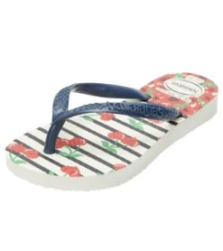 Havaianas Kids' Slim Fashion Flip Flop (Toddler, Little Kid) -Swimming Equipment Shop 8647514652840 white 1a