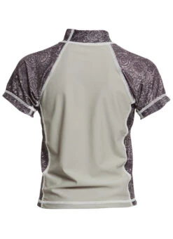 Tidepools Boys' Sundial UV 50+ Short Sleeve Rashguard (Toddler, Little Kid, Big Kid) -Swimming Equipment Shop 8647536083112 stone 3a