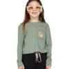 Volcom Girls' Pocket Dial Long Sleeve Tee (Big Kid) 2 Volcom Girls' Pocket Dial Long Sleeve Tee (Big Kid) -Swimming Equipment Shop 8647641039016 lightarmy 1a