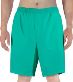 Island Haze Men's 17" Double Layer Active Shorts -Swimming Equipment Shop 8647665320104 aqua 1a