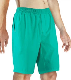 Island Haze Men's 17" Double Layer Active Shorts -Swimming Equipment Shop 8647665320104 aqua 2a