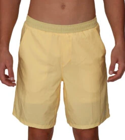 Island Haze Men's 17" Double Layer Active Shorts -Swimming Equipment Shop 8647665320104 butter 1a