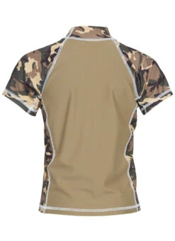 Tidepools Boys' Camouflage S/S Rash Guard -Swimming Equipment Shop 8647712702632 camouflagesandbar 2a