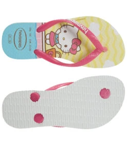 Havaianas Kids Slim Hello Kitty Sandal (Toddler,Little Kid, Big Kid) -Swimming Equipment Shop 8647738097832 white 4a