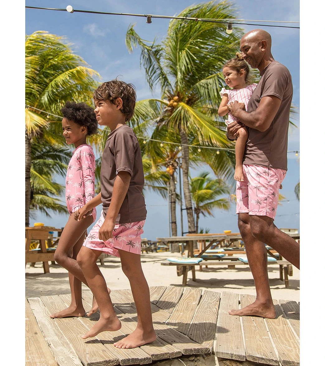 Snapper Rock Girls' Palm Paradise Long Sleeve One Piece Swimsuit (Toddler, Little Kid, Big Kid) 7 Snapper Rock Girls' Palm Paradise Long Sleeve One Piece Swimsuit (Toddler, Little Kid, Big Kid) - Image 5