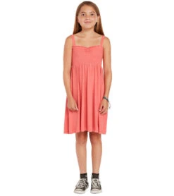Volcom Girls' Swingin Summer Dress (Little Kid, Big Kid) 18 Volcom Girls' Swingin Summer Dress (Little Kid, Big Kid) -Swimming Equipment Shop 8647830339752 electriccoral