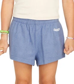 Volcom Girls' Lil Fleece Shorts (Little Kid, Big Kid) 18 Volcom Girls' Lil Fleece Shorts (Little Kid, Big Kid) -Swimming Equipment Shop 8647909703848 washedblue 4a