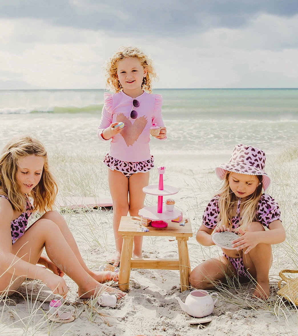 Snapper Rock Girls' Wild Love Long Sleeve Rash Guard Set (Baby, Toddler, Little Kid) 6 Snapper Rock Girls' Wild Love Long Sleeve Rash Guard Set (Baby, Toddler, Little Kid) - Image 4