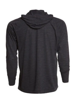 Xcel Men's Pacific Front Zip Surf Hoodie -Swimming Equipment Shop 8648067940520 heatherblack 3a