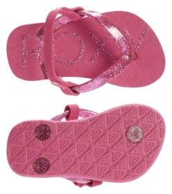 Roxy Girls' Viva Sparkle Sandal (Toddler) -Swimming Equipment Shop 8648104050856 pink1 4a