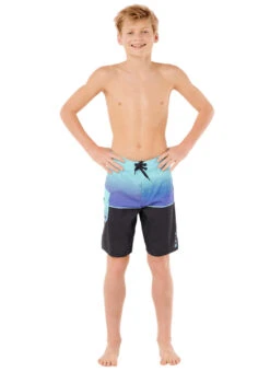 Rip Curl Boys' Dawn Patrol Board Shorts (Big Kid) -Swimming Equipment Shop 8648163885224 turquoise 4a