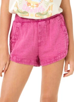 Rip Curl Girls' Classic Surf Short (Big Kid) -Swimming Equipment Shop 8648194162856 hotpink