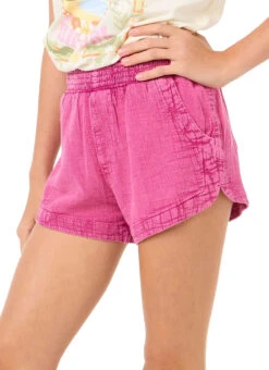 Rip Curl Girls' Classic Surf Short (Big Kid) -Swimming Equipment Shop 8648194162856 hotpink 2a