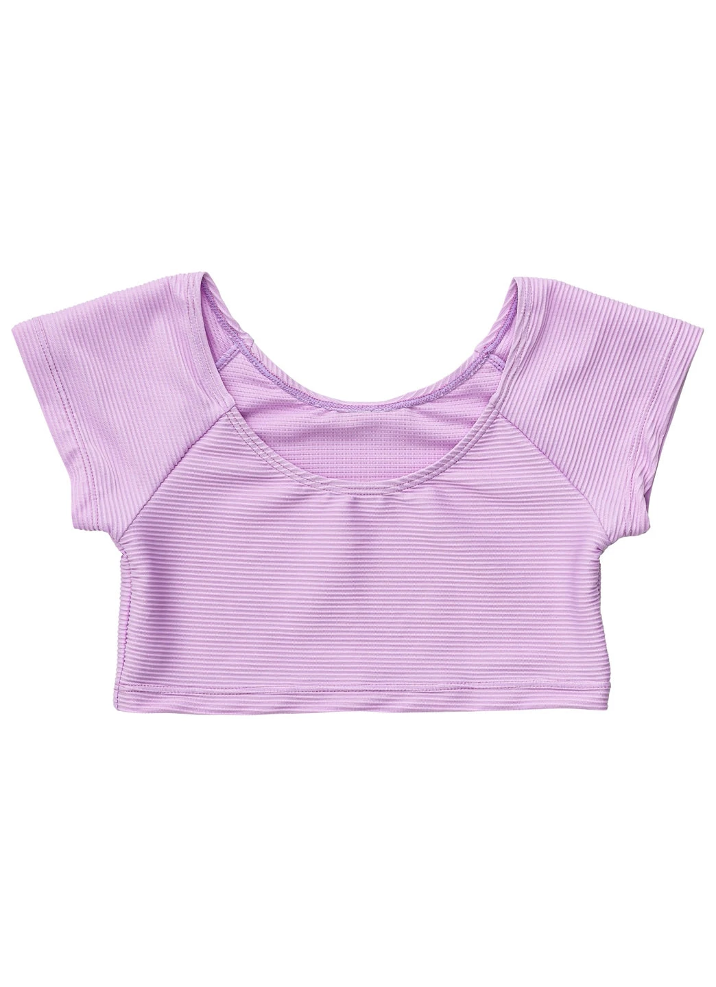 Snapper Rock Girls' Lavender Rib Crop SS Rashguard Top (Toddler, Little Kid, Big Kid) 3 Snapper Rock Girls' Lavender Rib Crop SS Rashguard Top (Toddler, Little Kid, Big Kid)
