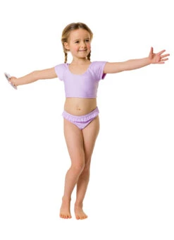 Snapper Rock Girls' Lavender Rib Crop SS Rashguard Top (Toddler, Little Kid, Big Kid) 15 Snapper Rock Girls' Lavender Rib Crop SS Rashguard Top (Toddler, Little Kid, Big Kid) -Swimming Equipment Shop 8648194916520 purple 5a