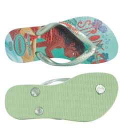 Havaianas Kids' Slim Princess Flip Flop (Toddler, Little Kid) -Swimming Equipment Shop 8648210153640 citronella 4a