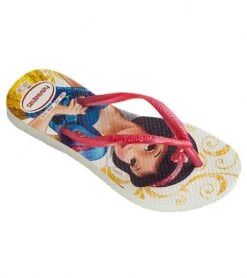 Havaianas Kids' Slim Princess Flip Flop (Toddler, Little Kid) -Swimming Equipment Shop 8648210153640 whiterose