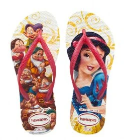 Havaianas Kids' Slim Princess Flip Flop (Toddler, Little Kid) -Swimming Equipment Shop 8648210153640 whiterose 2a