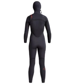 Xcel Women's 4.5/3.5MM Comp X Hooded Fullsuit Wetsuit 22 Xcel Women's 4.5/3.5MM Comp X Hooded Fullsuit Wetsuit -Swimming Equipment Shop 8648229552296 black 3a