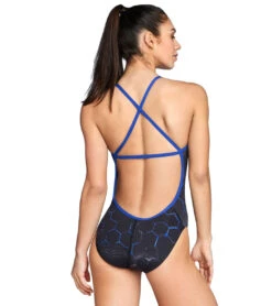 Speedo Women's Emerging Force Crossback One Piece Swimsuit 31 Speedo Women's Emerging Force Crossback One Piece Swimsuit -Swimming Equipment Shop 8648292794536 speedoblue 2a