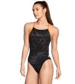 Speedo Women's Emerging Force Crossback One Piece Swimsuit 37 Speedo Women's Emerging Force Crossback One Piece Swimsuit -Swimming Equipment Shop 8648292794536 speedoorange