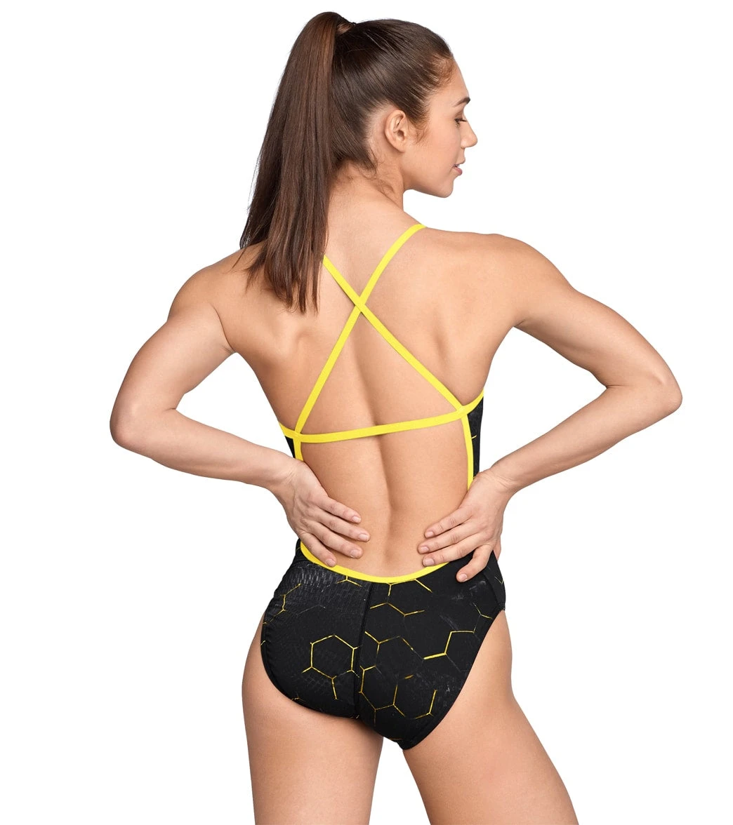 Speedo Women's Emerging Force Crossback One Piece Swimsuit 8 Speedo Women's Emerging Force Crossback One Piece Swimsuit - Image 6