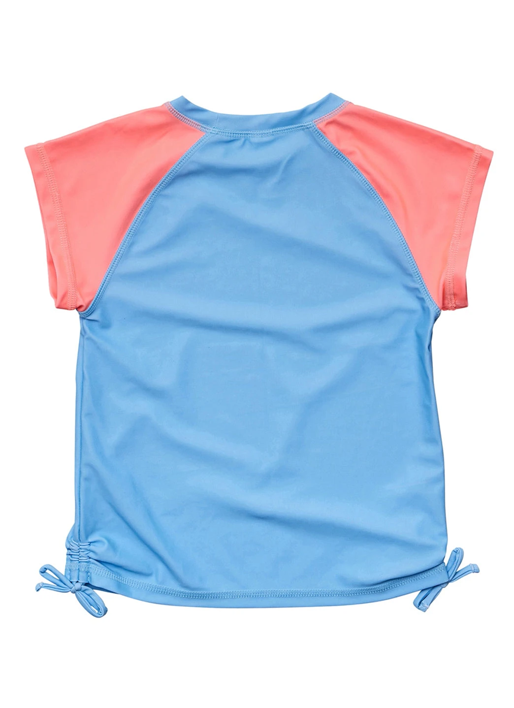 Snapper Rock Girls' Cornflower Peach Sleeve Short Sleeve Rash Guard (Toddler, Little Kid, Big Kid) 4 Snapper Rock Girls' Cornflower Peach Sleeve Short Sleeve Rash Guard (Toddler, Little Kid, Big Kid) - Image 2